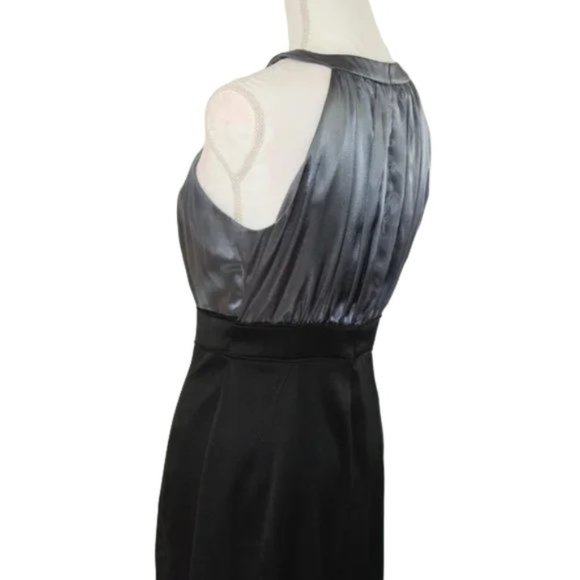 Jones Studio Bead & Crystal Embellished Gray & Black Dress, Size 10 - Picture 9 of 9